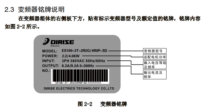 通用国产变频器型号规格怎么看-变频器厂家yh533388银河app网页版-变频器铭牌信息